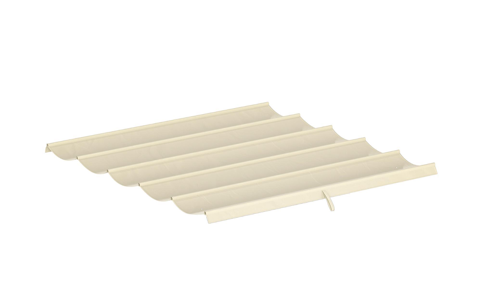 XTEILC Ersatzdach für 3 x 3 m Pergola, einziehbar, mit Regenabflusslöchern,250 x 255 cm
