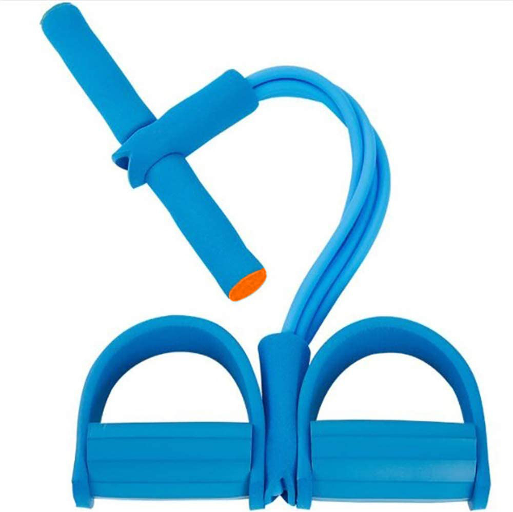 ASKSA Multifunktions-Spannseil, Pedal-Widerstandsband, Bodybuilding Expander, Elastische Zugseil Trainingsgeräte, Leg Exerciser Pull Rope, Pedal Body Bauchtrainer, Resistance Bands Situps