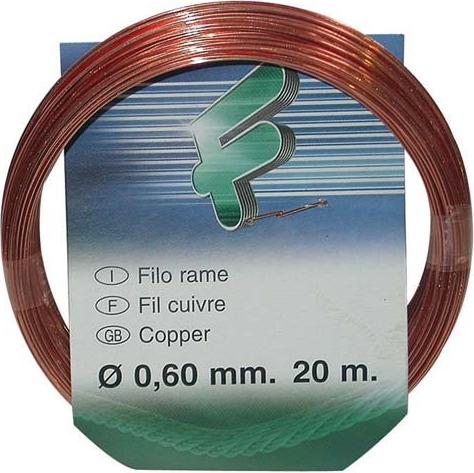 Biotop Kupferdraht 0,6 mm Rolle 20 m Sc - Filomat