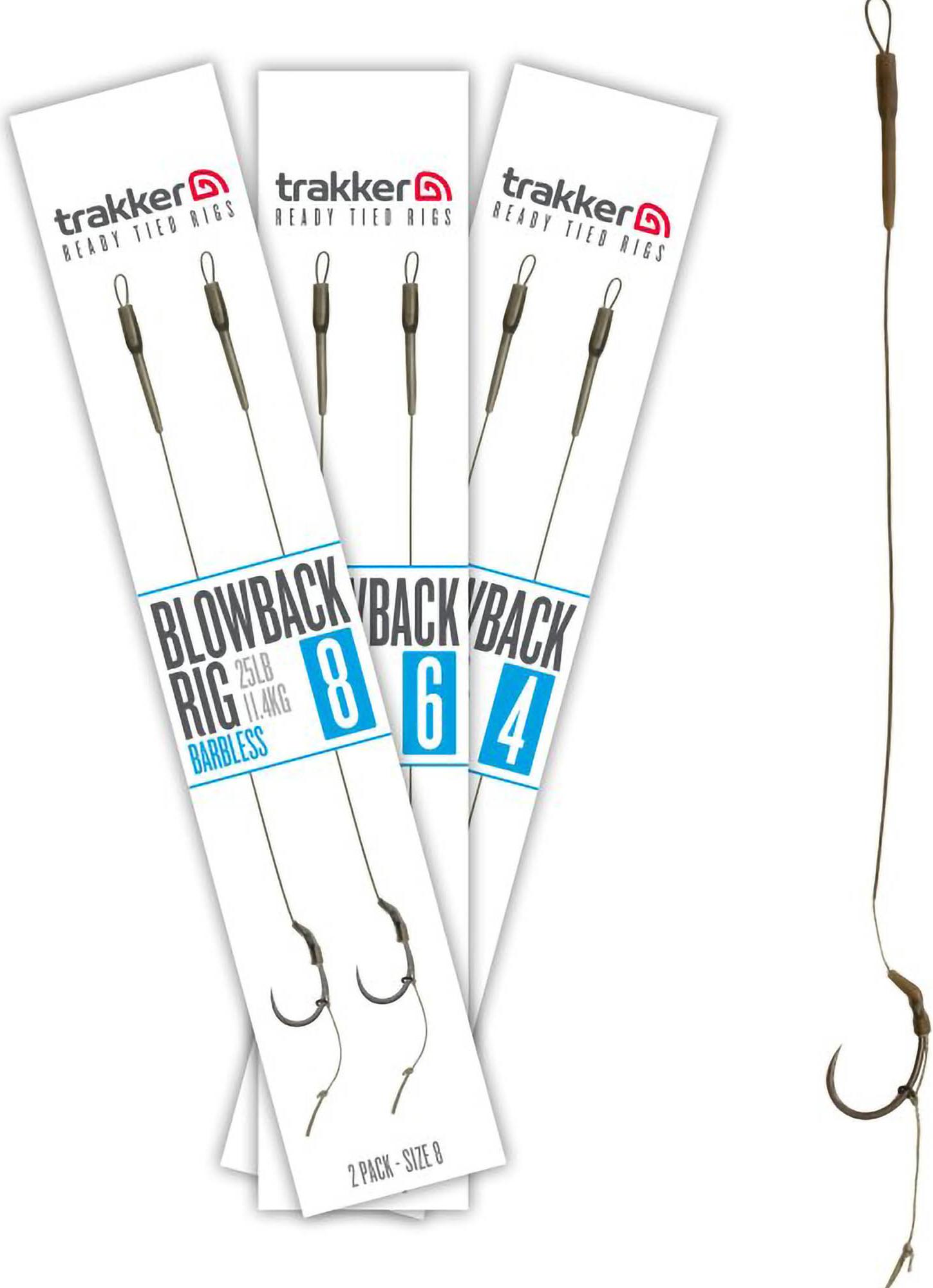 Trakker Blowback Rig 2 Pack Barbless Vorfächer - 4