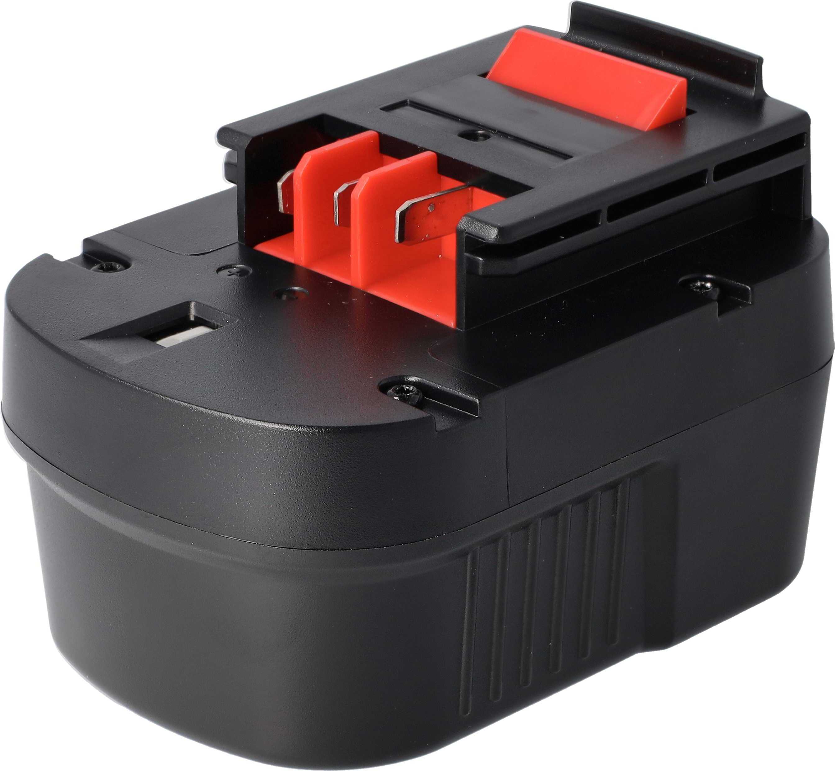 vhbw Akku kompatibel mit Black & Decker EPC12 H1, EPC128, EPC12CA, EPC128BK, EPC12CABK, EPC128V, EPC126BK, EPC128 V Werkzeug (1500 mAh, NiMH, 12 V)