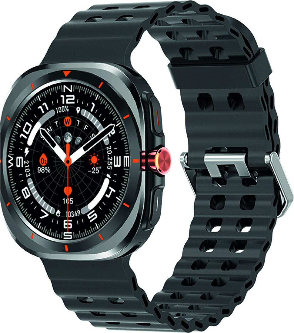 Avizar, Copernic Multisport‑Smartwatch IP67 mit Tracker, Schwarz AVJ-FE648