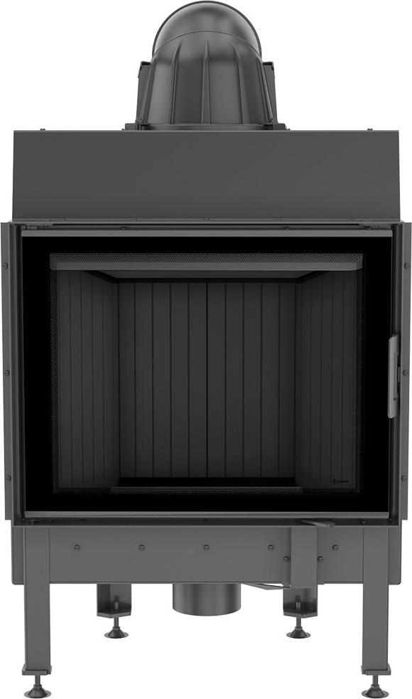 Oceľový krb KRATKI NADIA 10 kW Ø 200 čierny thermotec