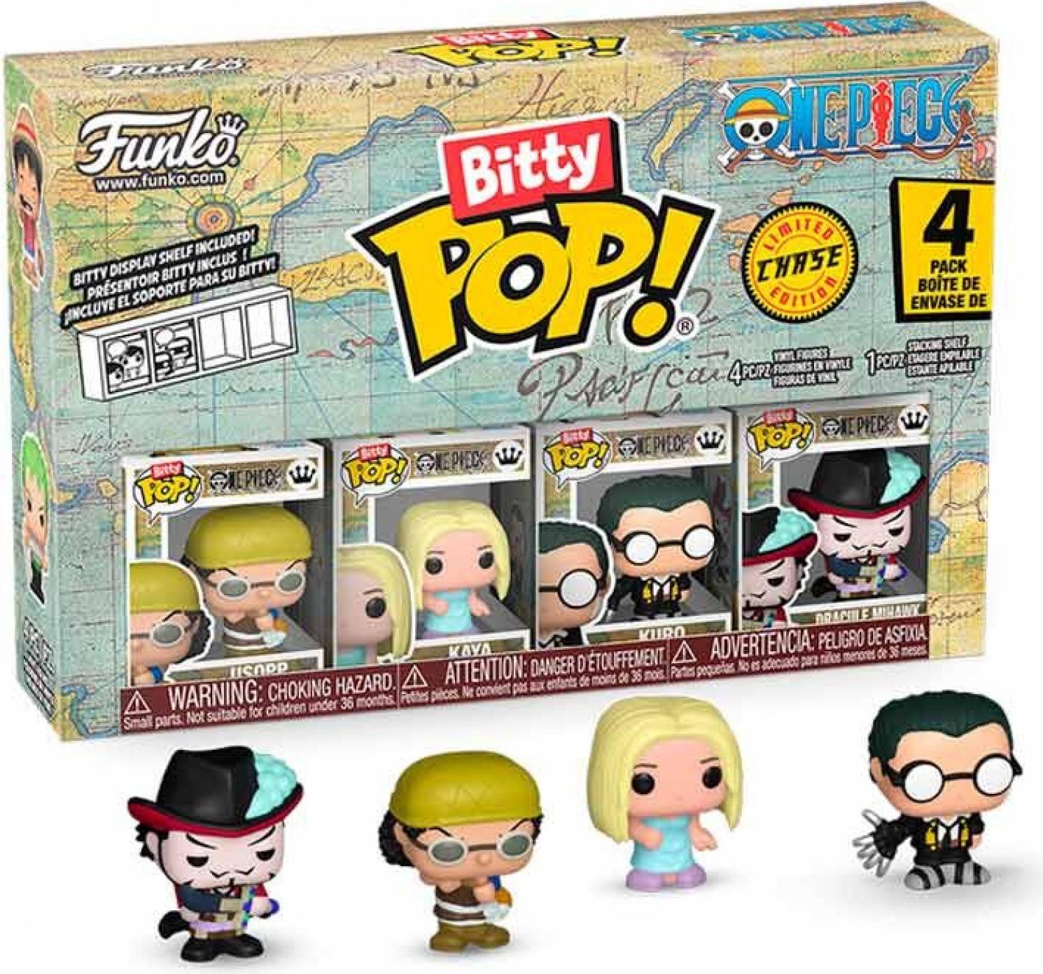FUNKO Bitty POP - One Piece Usopp #4er Pack FK86895