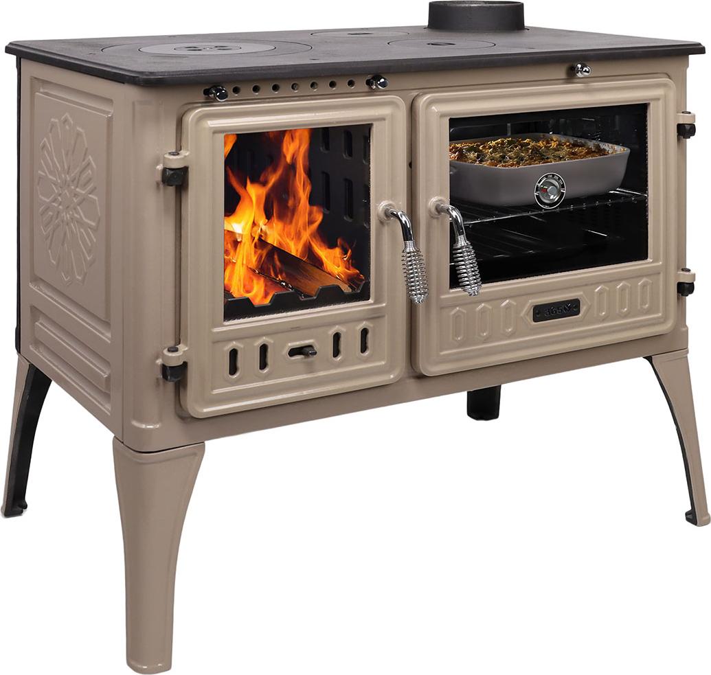 365® Küchenherd Cook Lite beige emailliert 8,5 kW Gusseisen A+