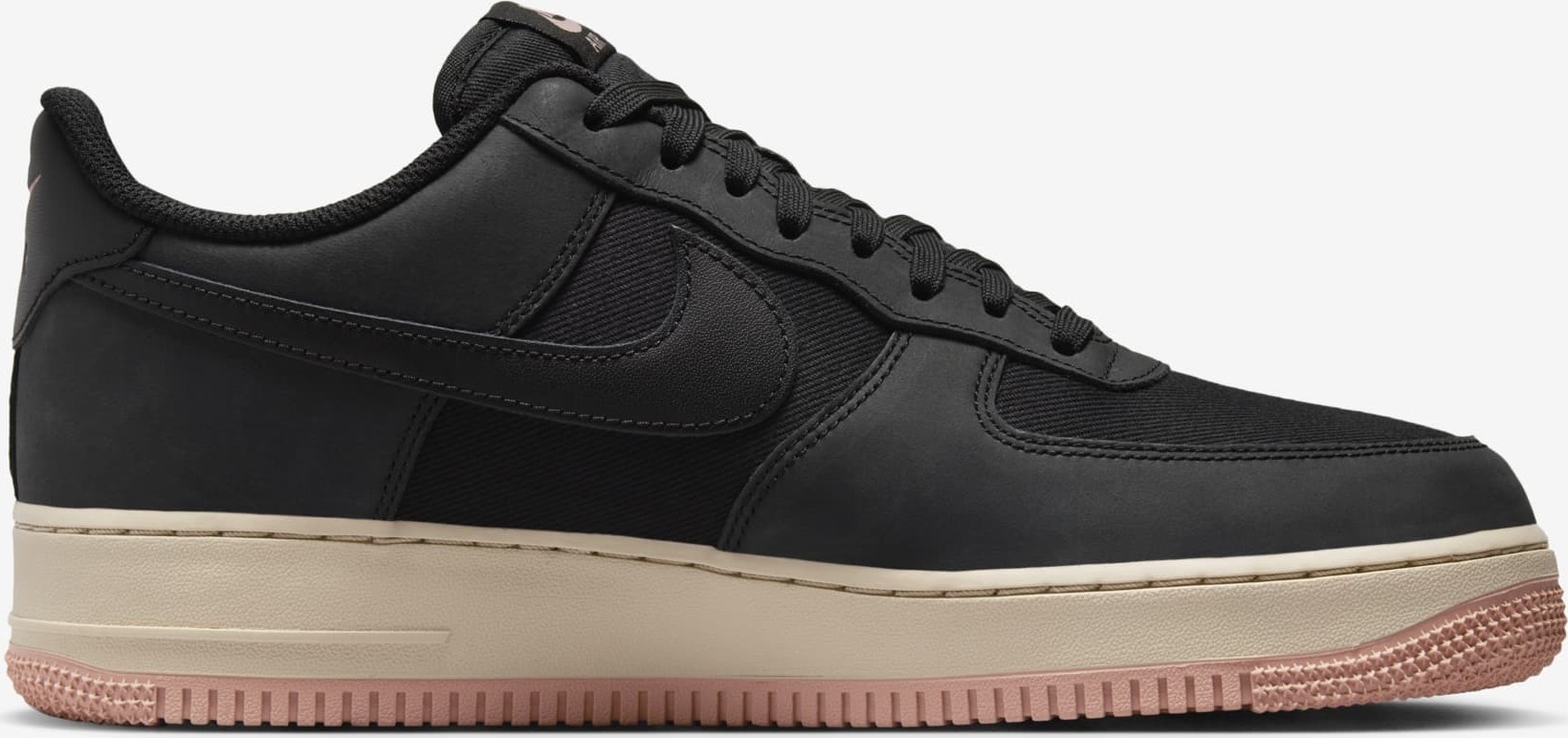 Nike Air Force 1 07 LX Black Red Stardust