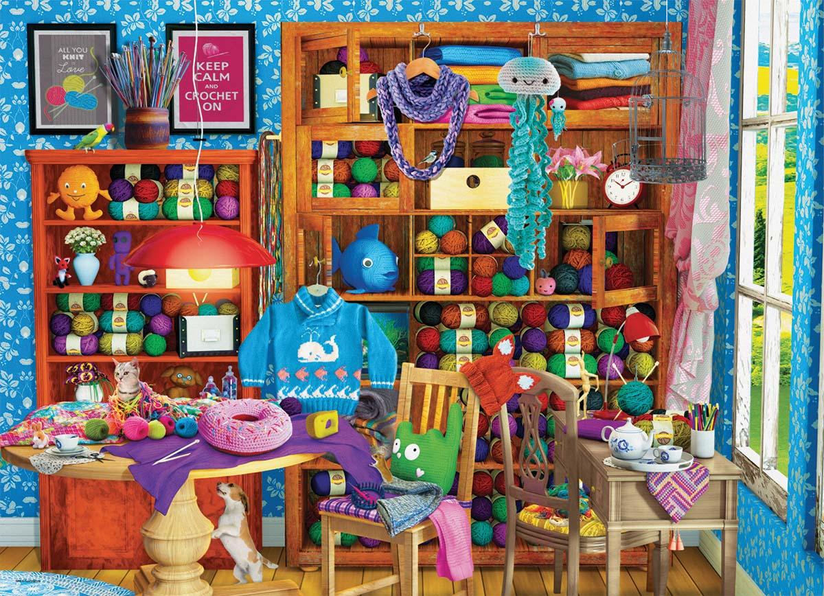 EUROGRAPHICS Puzzle Alles was du strickst ist Liebe 1000 Teile 6000-5405