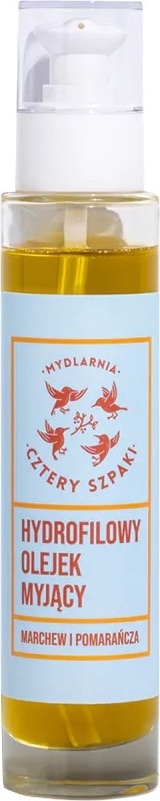 Mydlarnia Cztery Szpaki Hydrophilic Cleansing Oil Carrot And Orange 100ml
