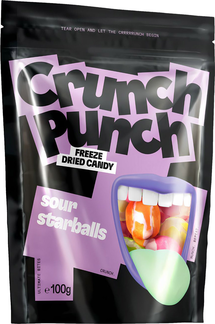 Crunch Punch Sour Starballs (15 x 100g)