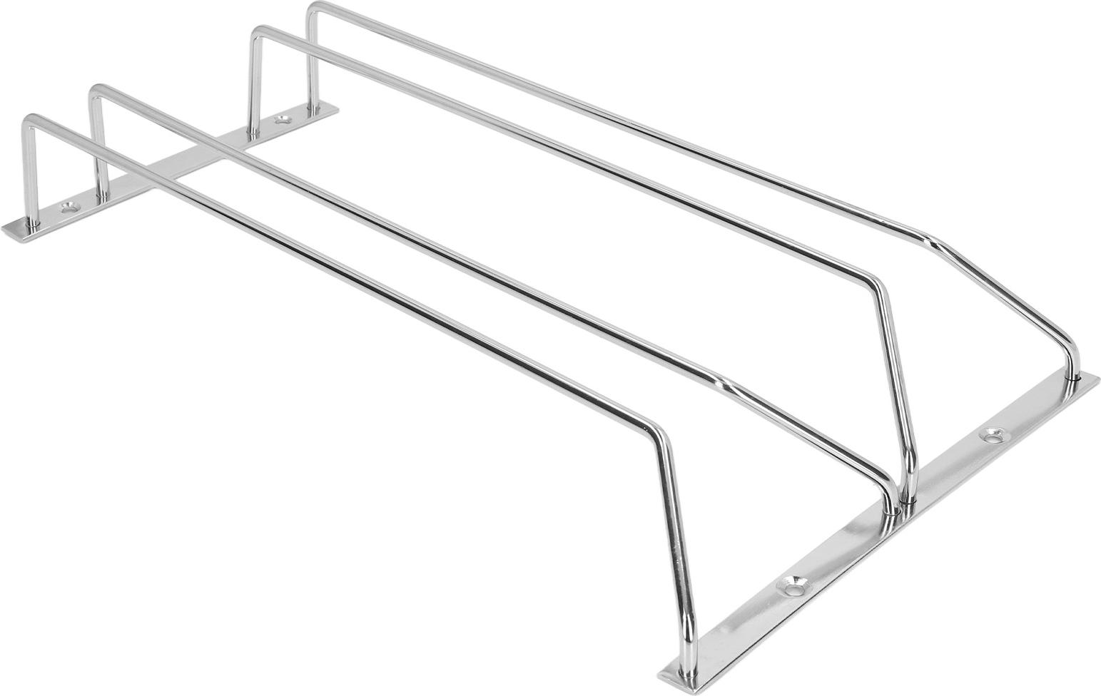 Cocosity Edelstahl Double Row Weinglas Stemware Rack Hanging Stemware Holder Under CabinetM