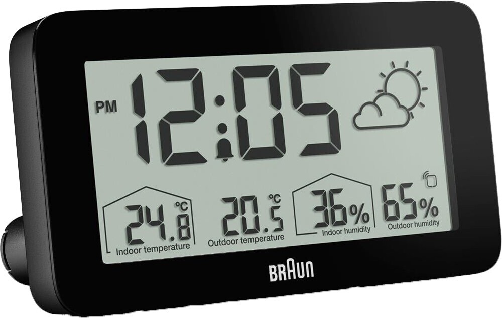 Budík s meteostanicou Braun BC13BP