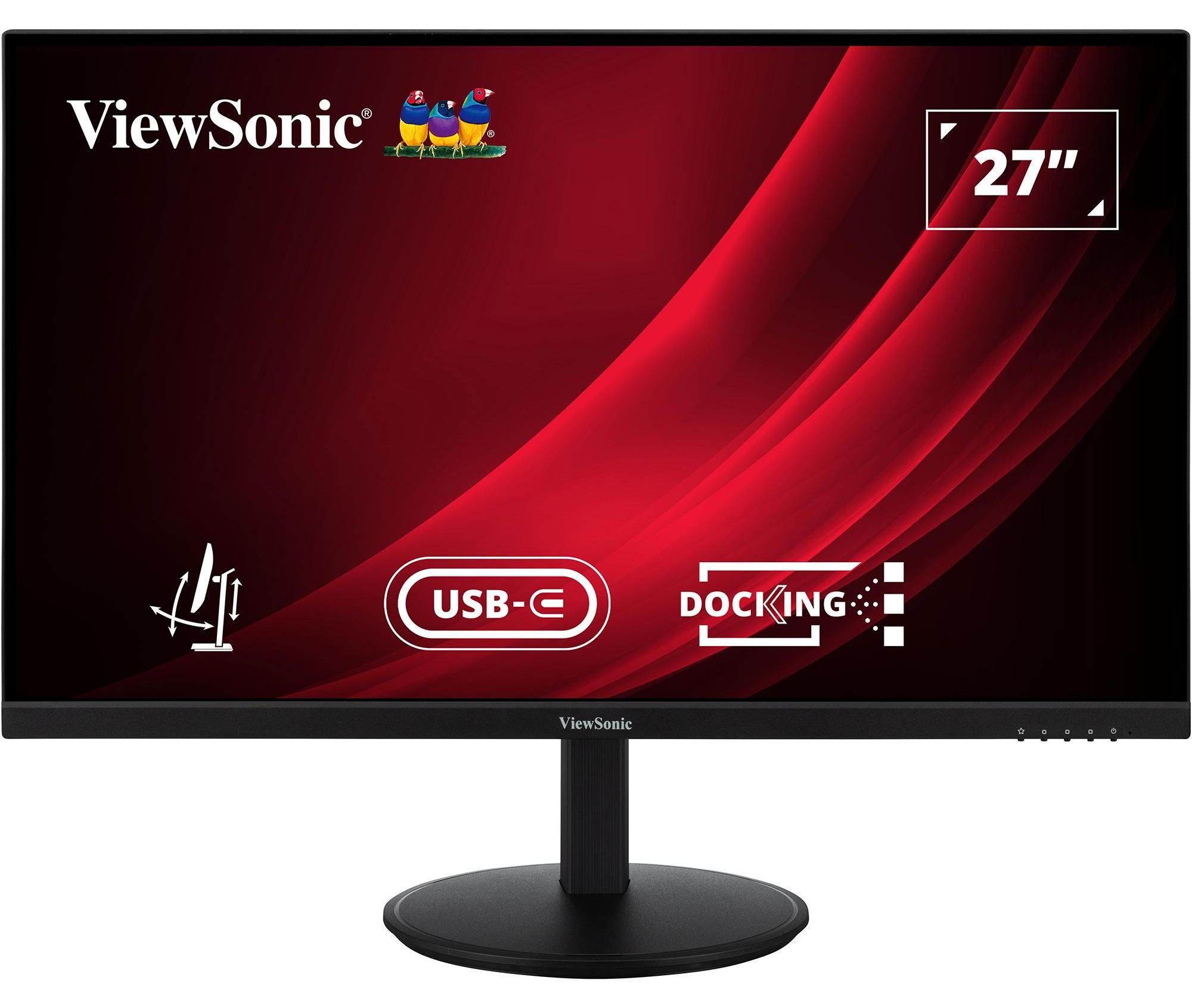 Viewsonic VG Series VG2709U-2K, 68,6 cm (27"), 2560 x 1440 px, Quad HD, LED, 4 ms, Čierna