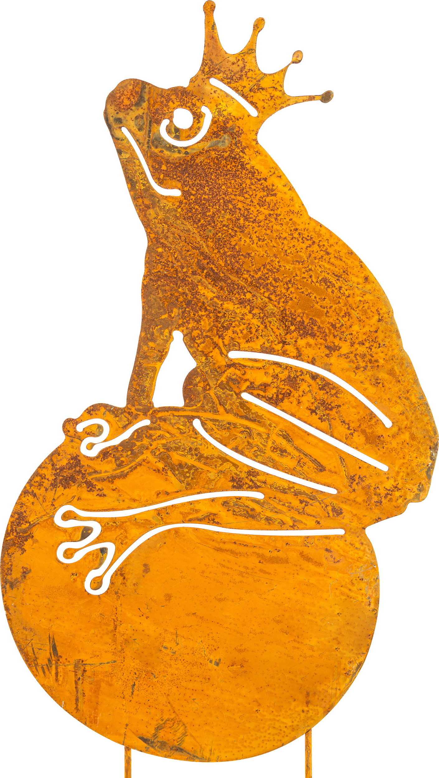 Blümelhuber Gartenstecker "Froschkönig" in Rostoptik Froschk&ouml;nig