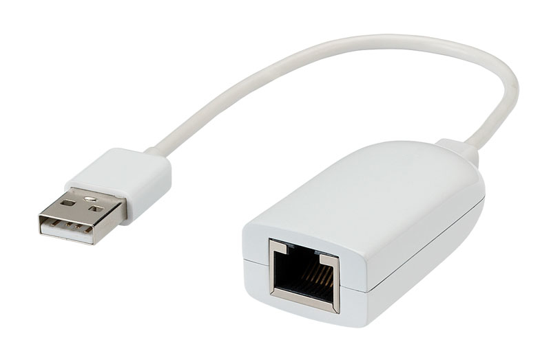 Kanex USB to Ethernet Adapter, USB 2.0 A, RJ-45, Männlich/weiblich, Weiß, 10, 100 Mbit/Sek USBRJ45