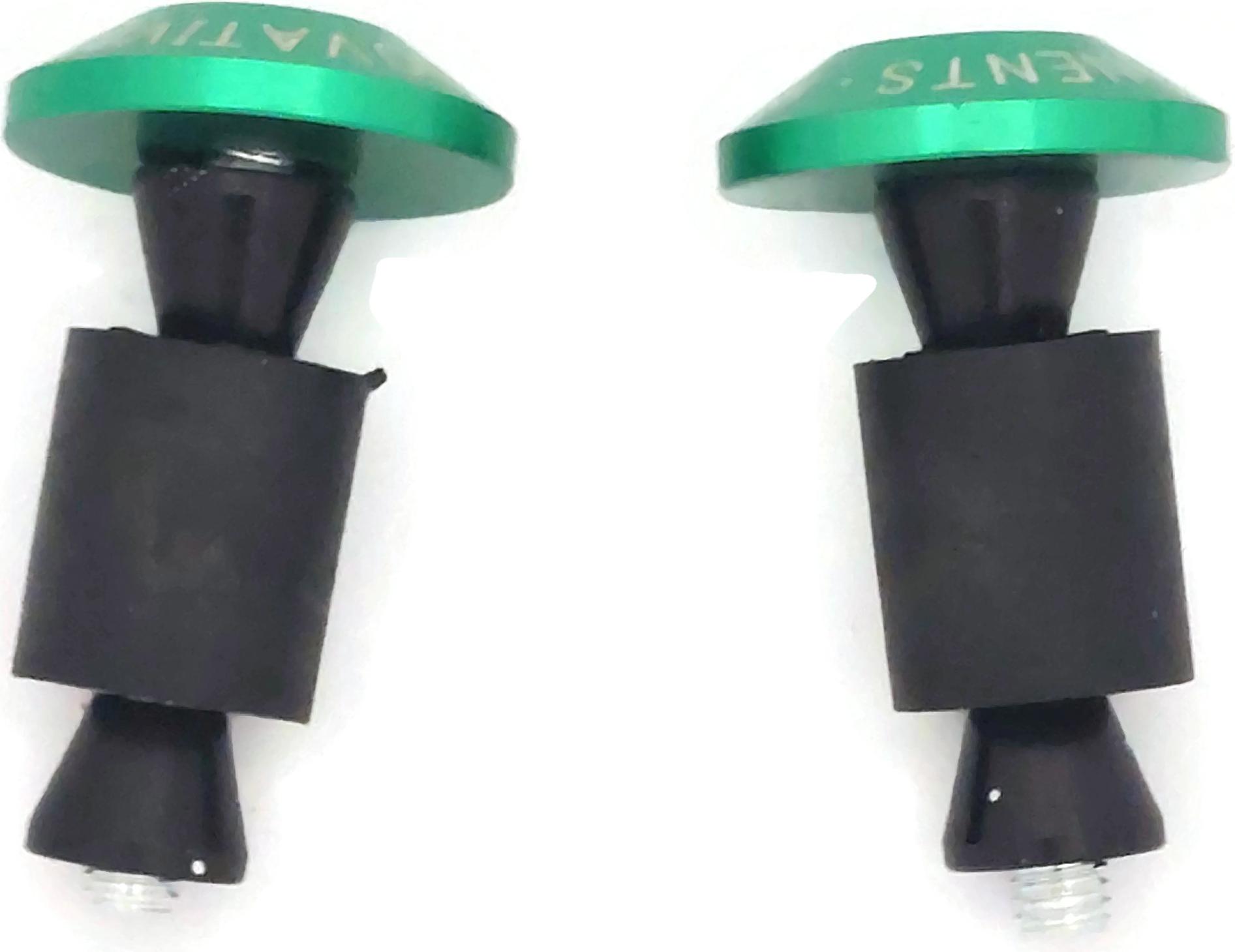 ItalyRacing Lenker-Antivibrationsgewichte Grün für Honda Kawasaki Yamaha Suzuki