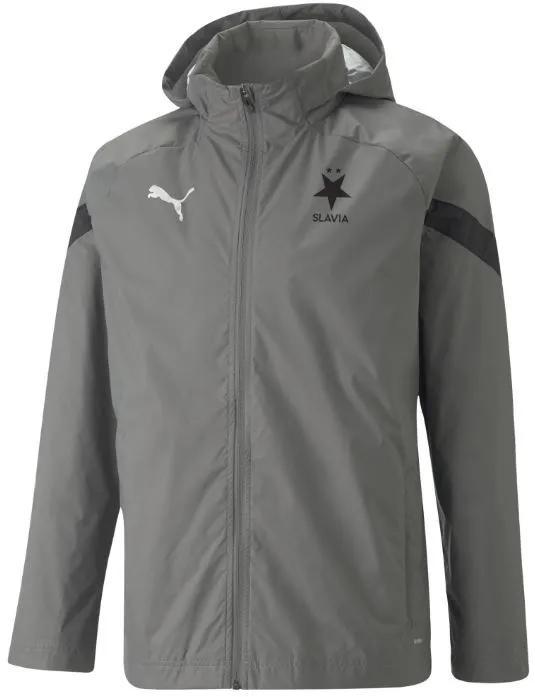 Herrenjacke Slavia Puma Teamfinal All Weather Jacket Grau