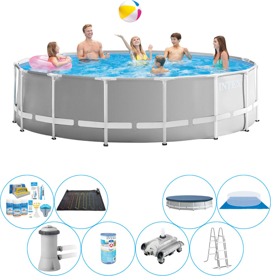 Príslušenstvo k bazénom Plus - Rám Intex Prism Round 457x122 cm