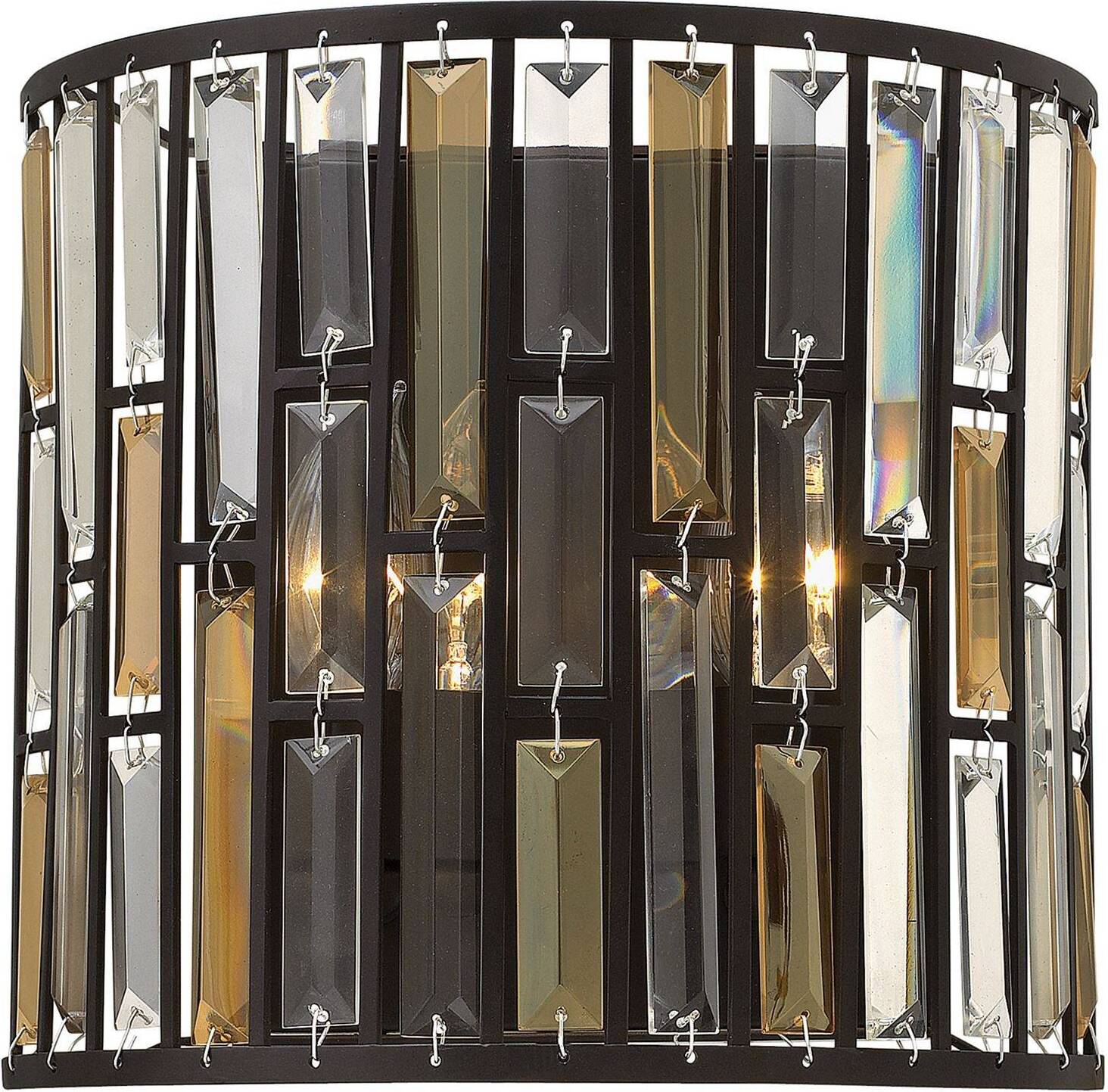 Hinkley Elstead Gemma Wandleuchte E14 2-fach 28cm Vintage-Bronze HK-GEMMA2-A-VBZ