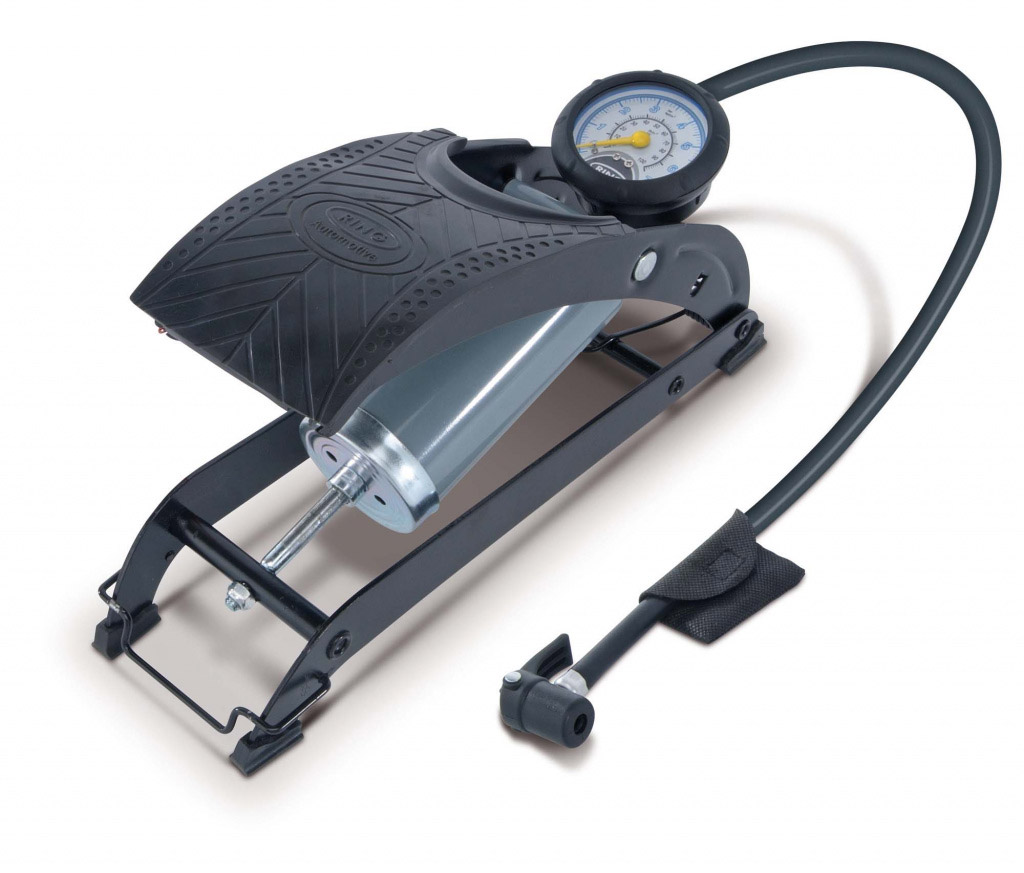 RING Fußpumpe Fußluftpumpe RFP1 manuell (Fußbetätigung) Gummi