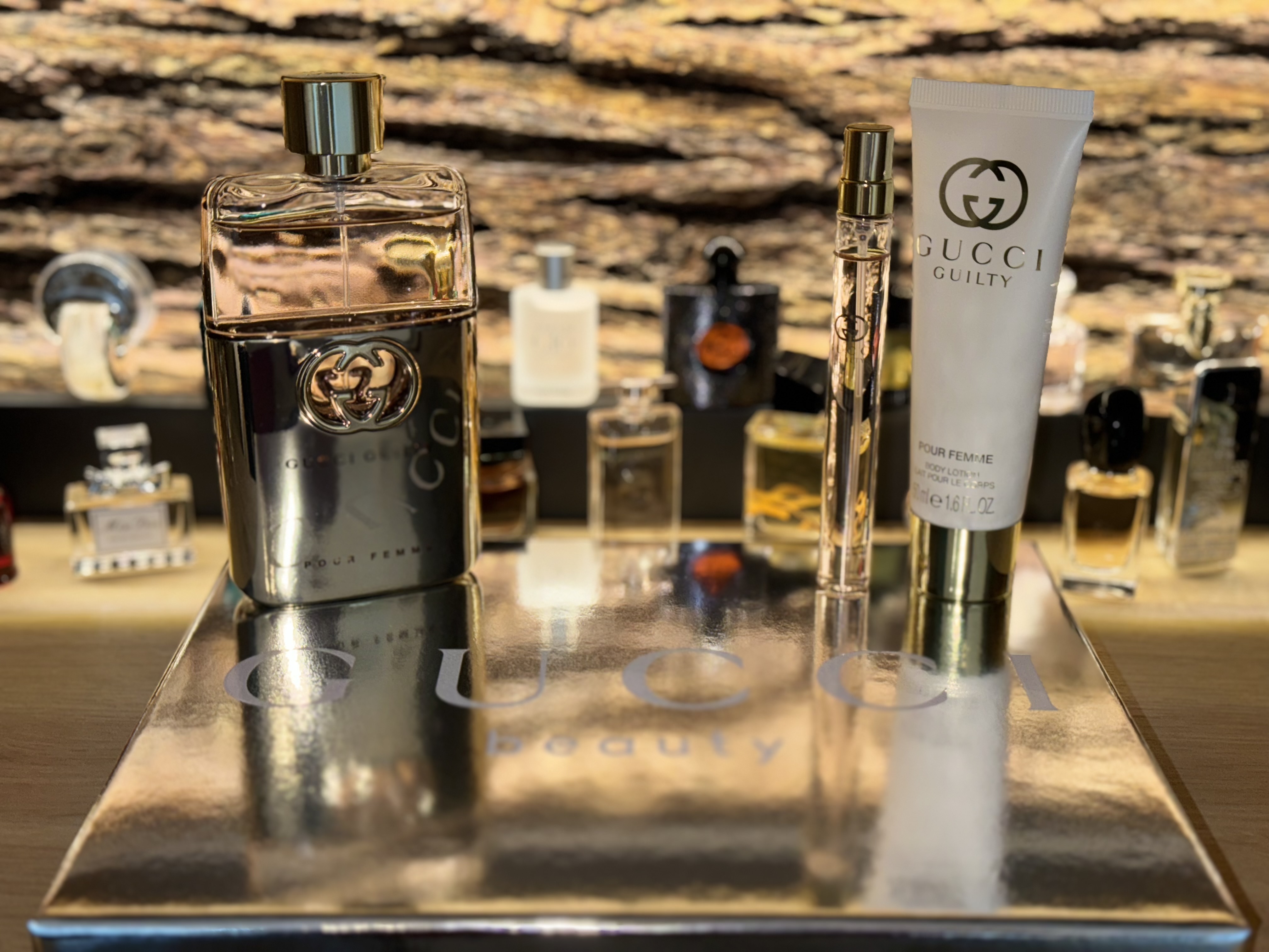 Set Gucci Guilty Set Edp 90 Ml + Body 50 Ml + Edp 10 Ml