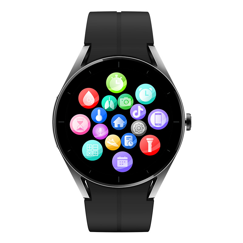 INF Smartwatch mit EKG und Bluetooth-Anrufen Grau 294555