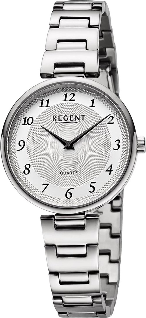 Dámske náramkové hodinky Regent s kovovým remienkom strieborné D2UR2254045