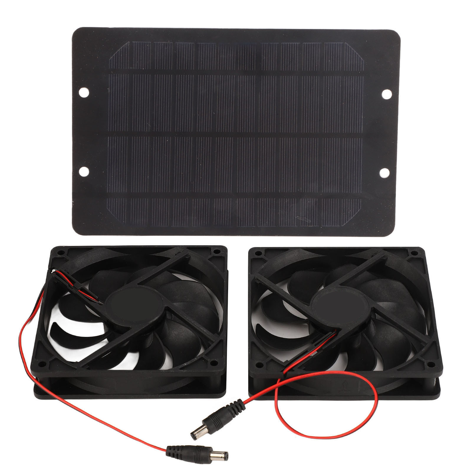 Solárny panel poháňaný dvojitým ventilátorom, solárny panelový výfukový ventilátor, skleníkový solárny ventilátor, 10W solárny výfukový ventilátor, solárny panelový ventilátor, solárne ventilátory pre vonkajšie prostredie