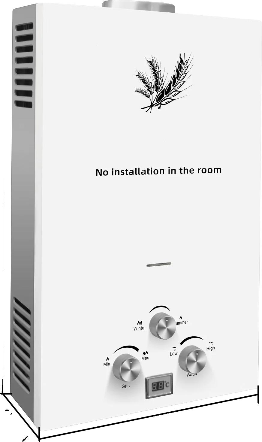 Ohrievač vody, kompaktný dizajn, energeticky úsporný výkon, biely 12 l