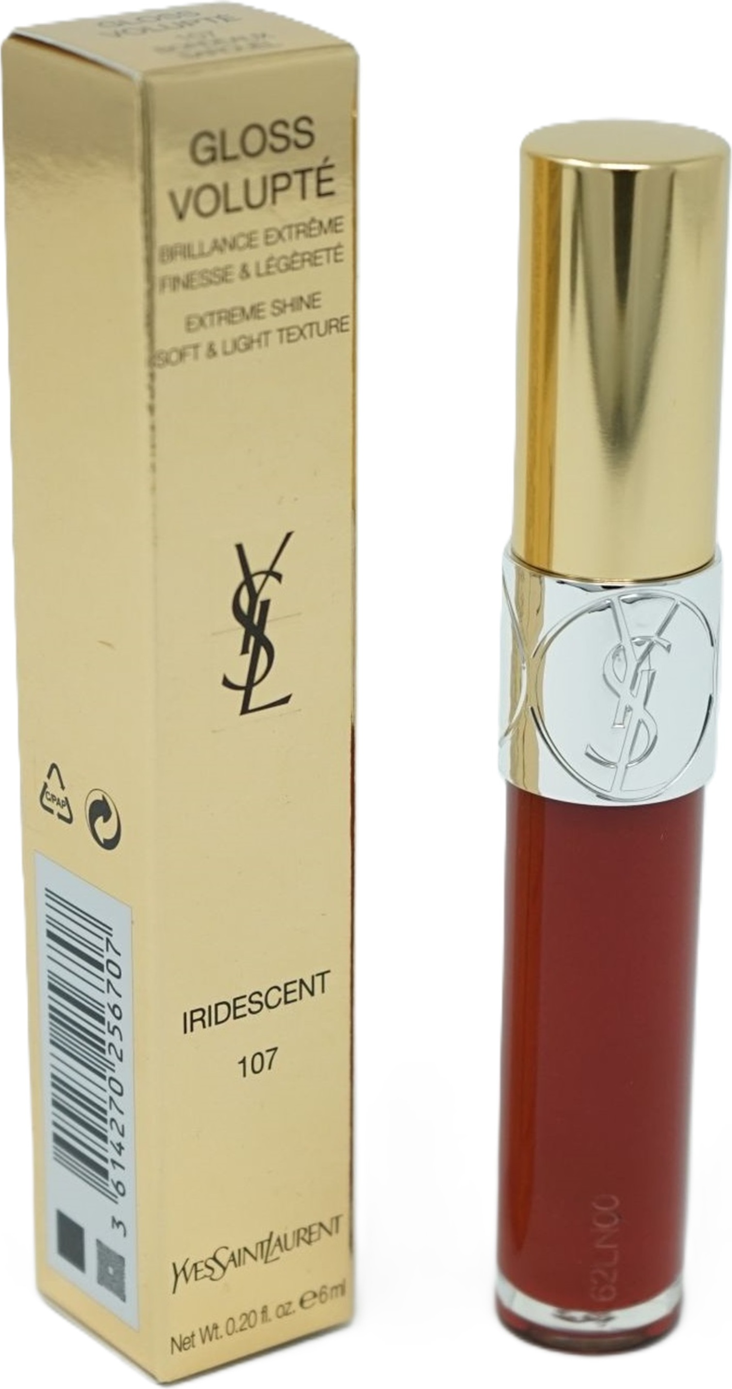 Yves Saint Laurent Gloss Volupte lesk na pery 107 Bordeaux Sarquel