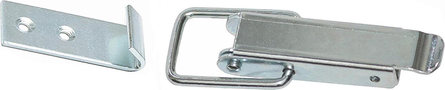 KeyMet 2 Spannverschluss Kistenverschluss 92 x 27 x 3 mit Gegenhaken Gerade