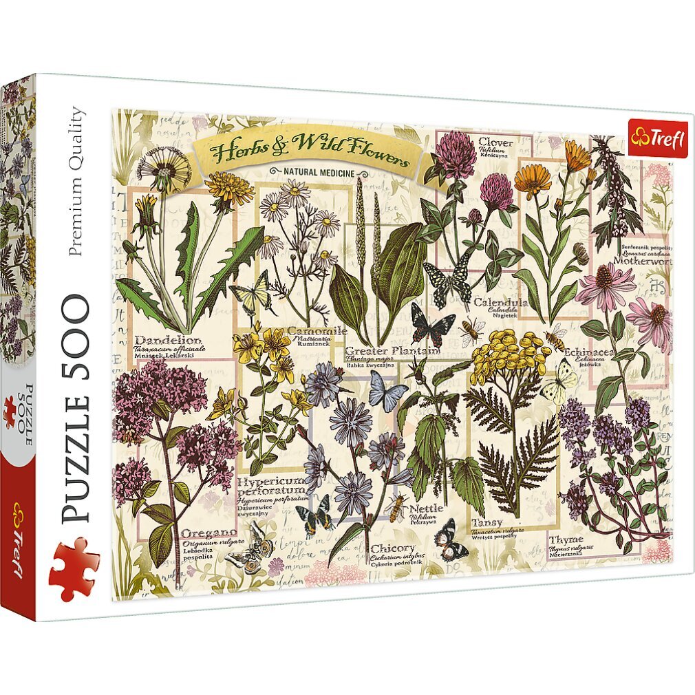 TREFL Puzzle Herbarium: Heilkrä uter 500 Teile 37478