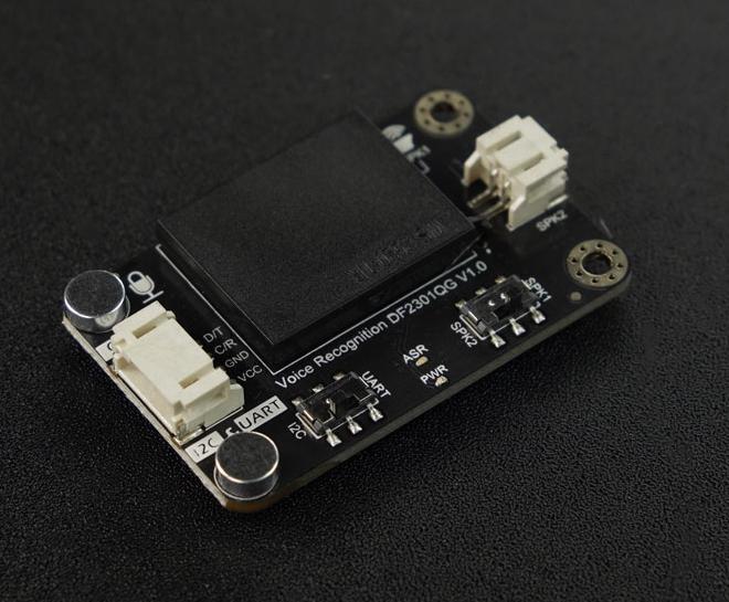 DFRobot Gravity offline Spracherkennungssensor, I2C, UART, 121 Befehle, 370mA, 3-5V SEN0539-EN