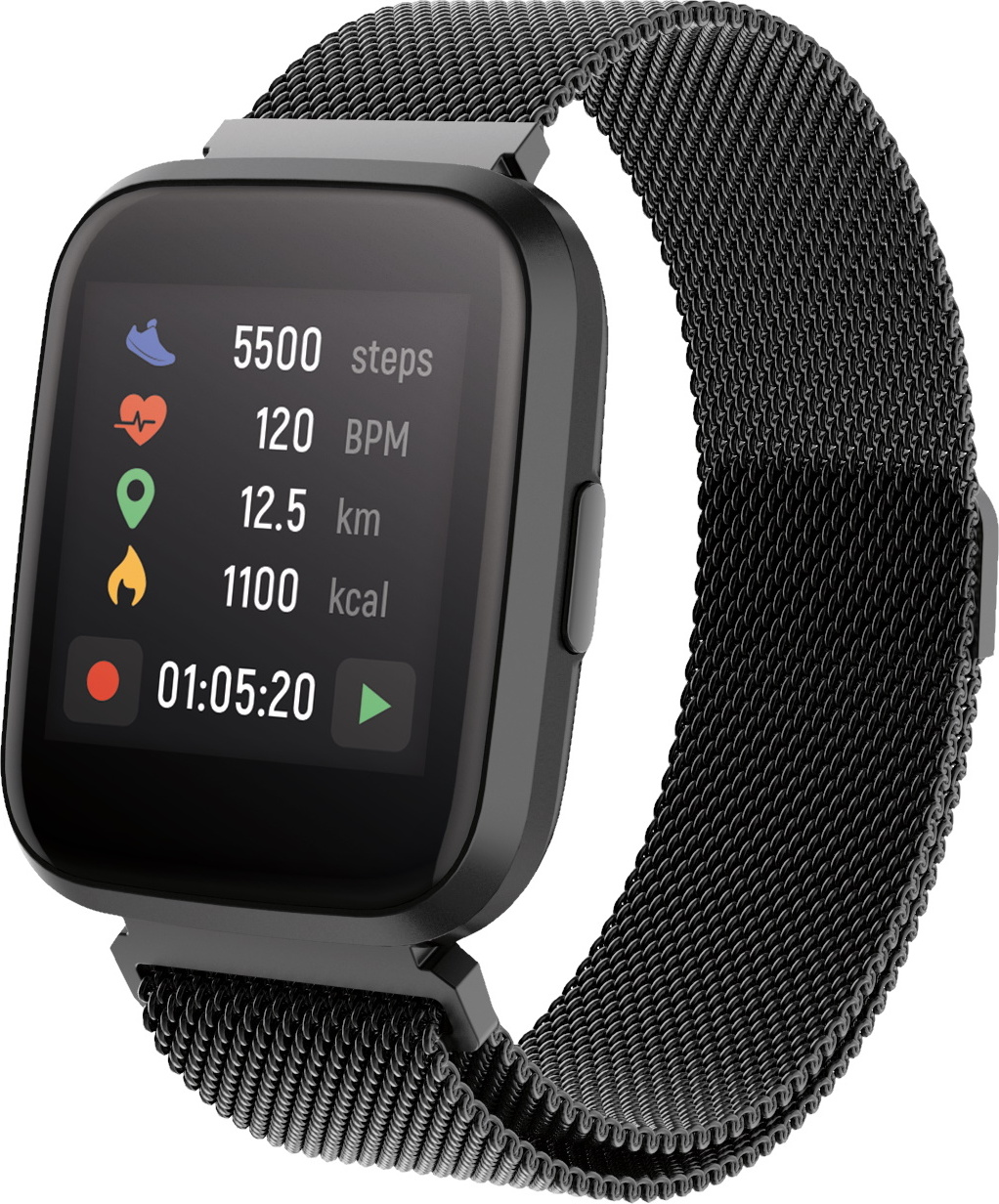 Smartwatch Forever ForeVigo 2 SW-310 schwarz für Damen und Herren