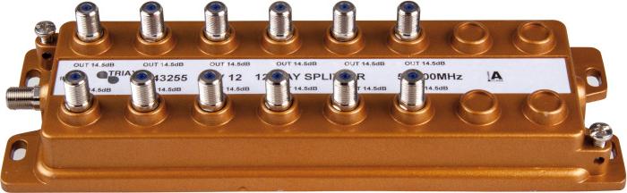 TRIAX F-Verteiler 12fach 5-1000MHz 14dB brummentkoppel ACV 12