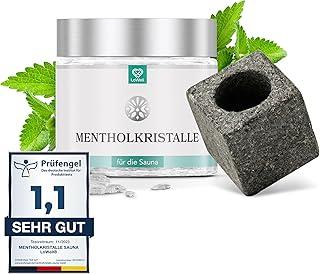 Akhan LoWell- Sauna Set Mentholkristalle 100g + Aufgussstein - Ideale Kombination - Tolles Geschenk-Set - Menthol Kristalle Sauna 174854309