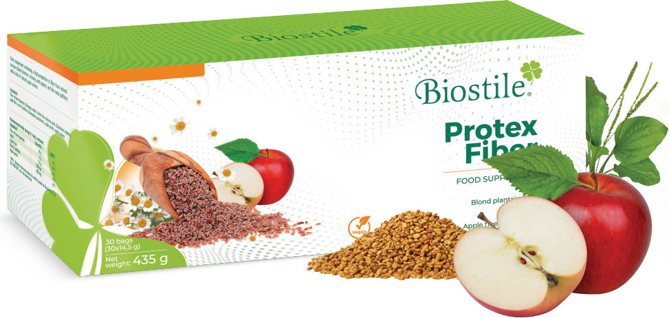 Biostile Protex Fiber – Verdauungsfördernde Ballaststoffe aus Flohsamen und Chicorée 41414
