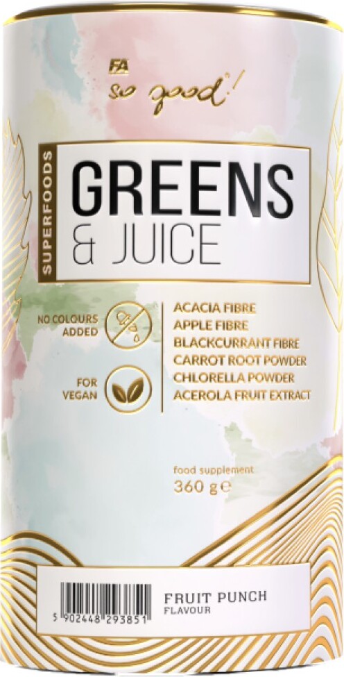 BALLASTSTOFFE GREENS & ZITRONENSAFT 360 g – SO GOOD!