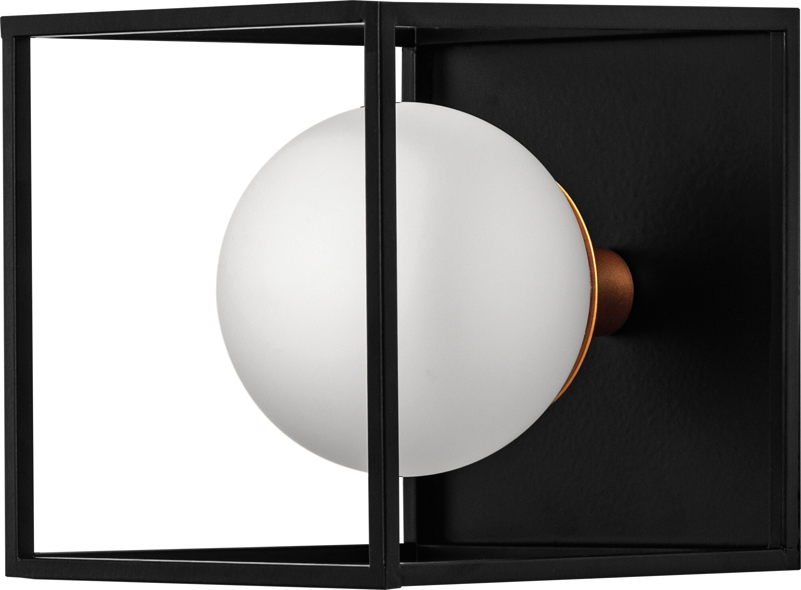 LEDVANCE DECOR Square Badezimmer-Wandleuchte 150X150 IP44, schwarz, G9 Sockel für den Austausch des Leuchtmittels, kann mit einfacher oder smarter Lampe bestückt werden, Schutzklasse IP20 AC405900055