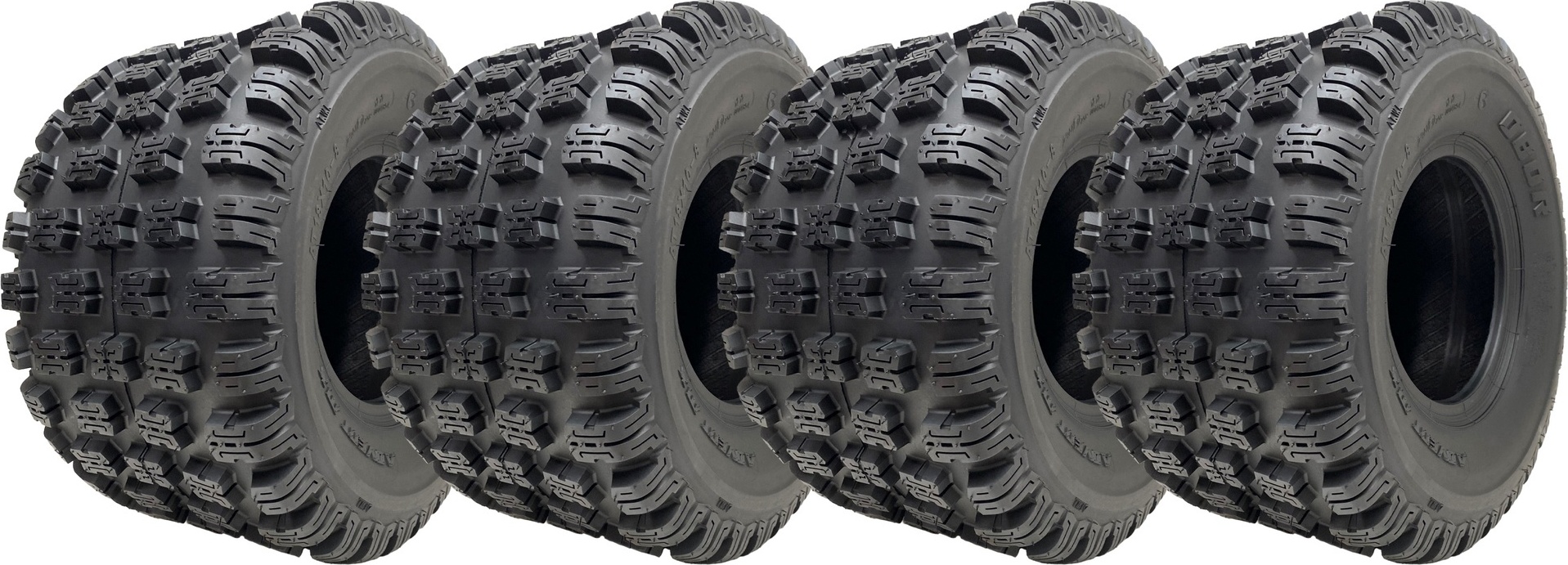 pneumatiky pre štvorkolky 18x10-8 OBOR Advent bezdušové 255/50-8 cestné 102 kg (sada 4)