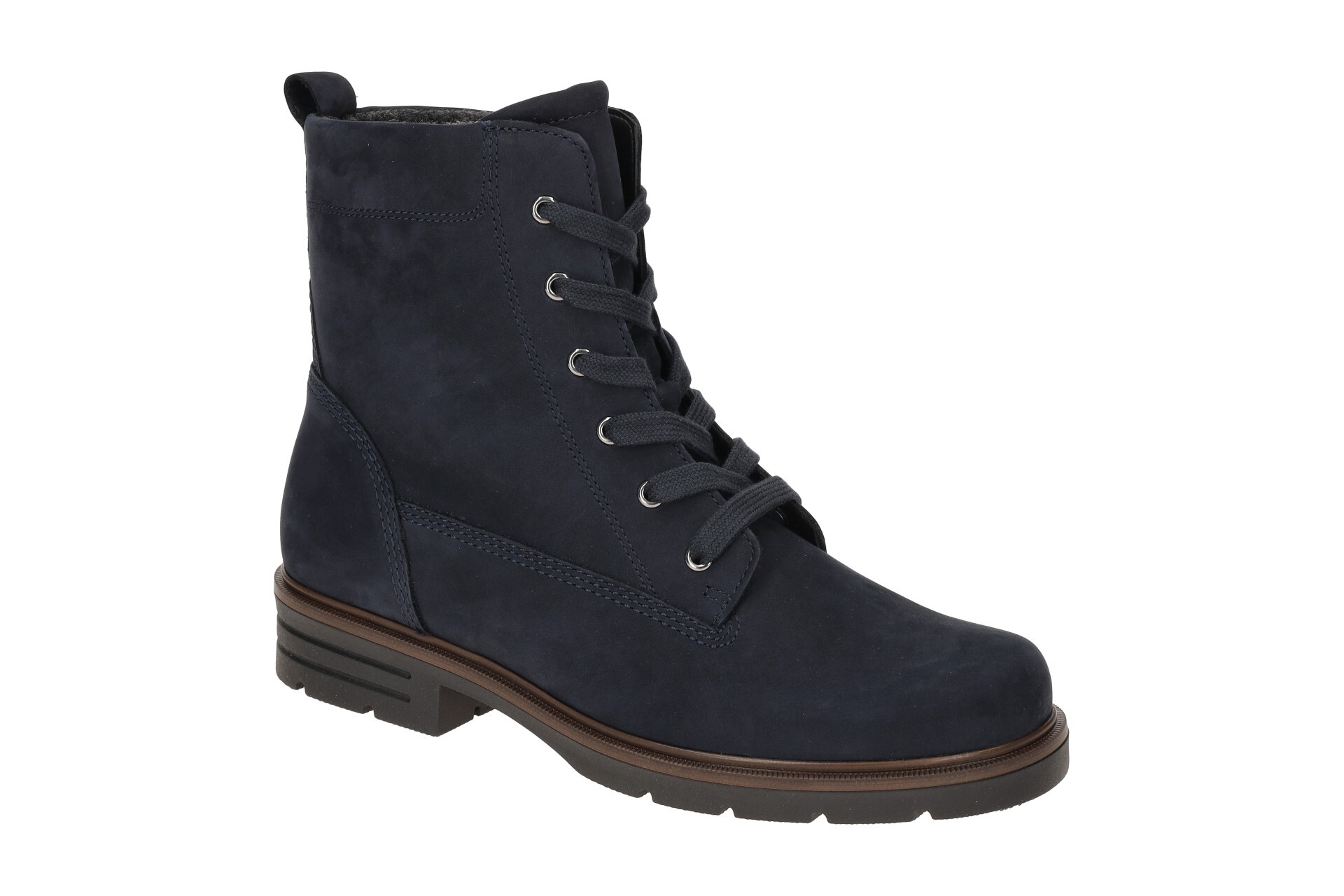 Gabor 74.651 Damen Stiefeletten - bequeme Stiefelette blau Elegant 74.651.16