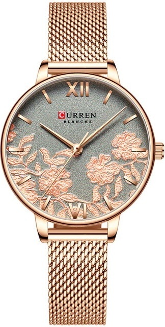 Hodinky CURREN Flowers-Zlato /Ružová KP6211