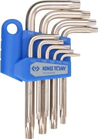 King Tony Hole Torx Set T10 - T50 9 Elem. 1147 Im Kunststoffhalter