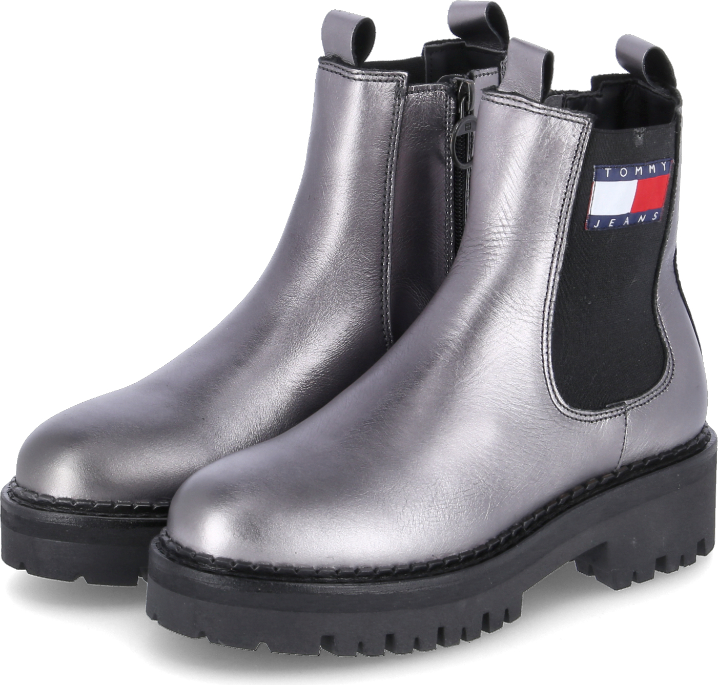 Členková obuv METALLIC CHELSEA BOOT, 221-011: nemecká:38, farba:strieborná/platinová