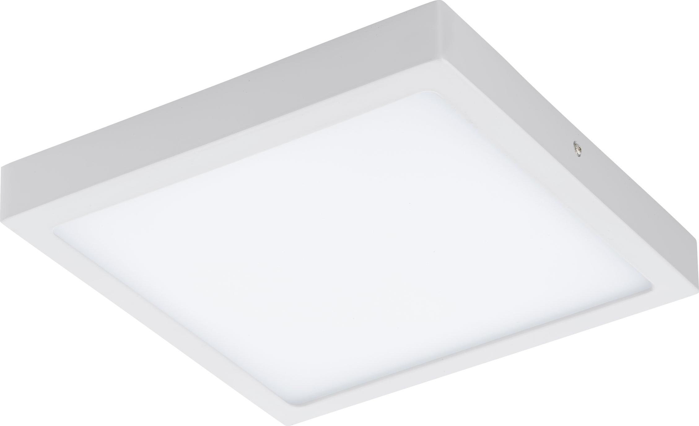 EGLO connect LED Deckenleuchte Fueva-C, Smart Home Deckenlampe, Bürolampe weiß, 30 x 30 cm, dimmbar, Weißtöne und Farben einstellbar 33209