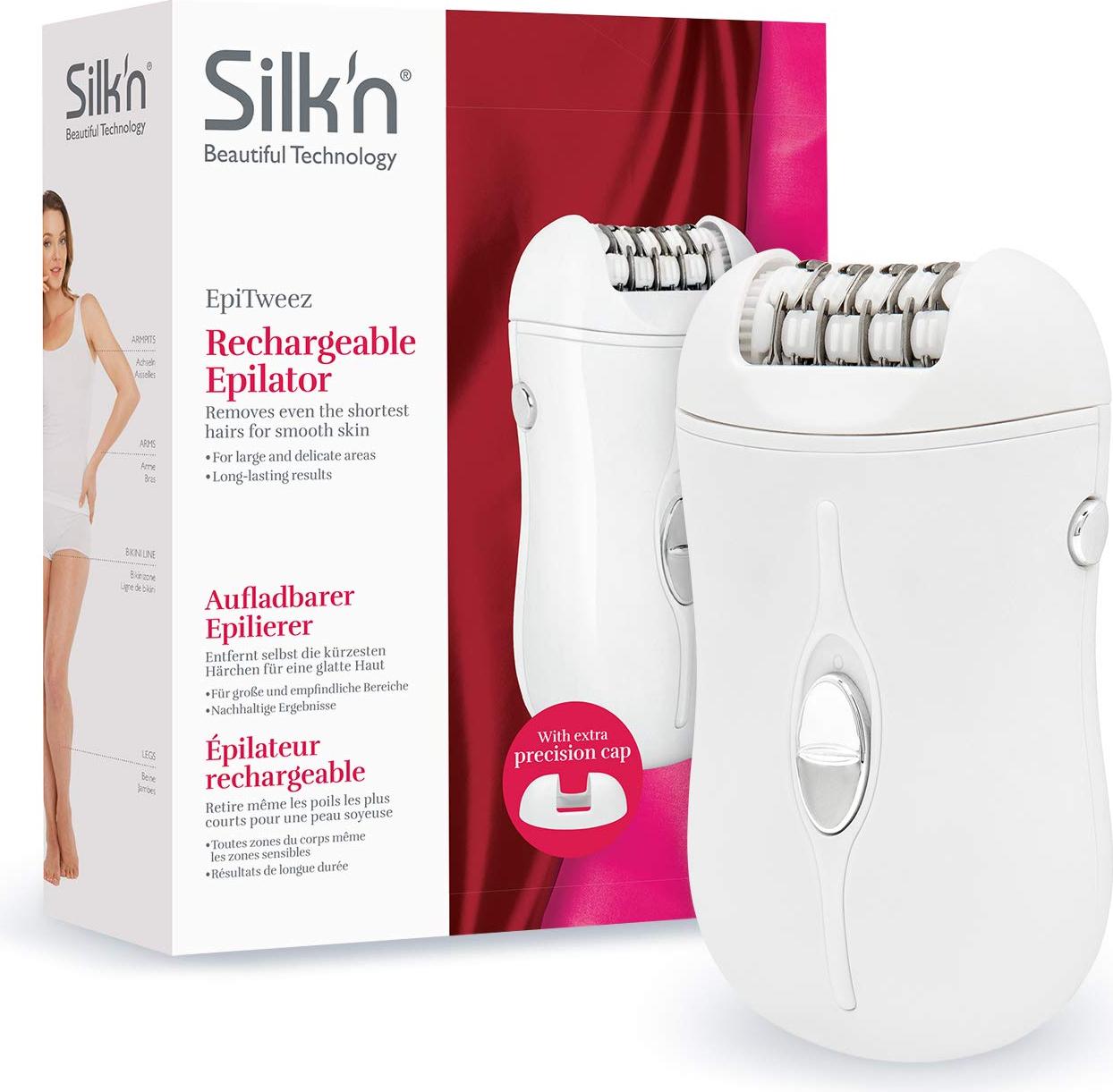 Silk´n Silk'n EpiTweez - Aufladbares Epiliergerät - 32 Epilierungspinzetten EPI1PE1001.[B]