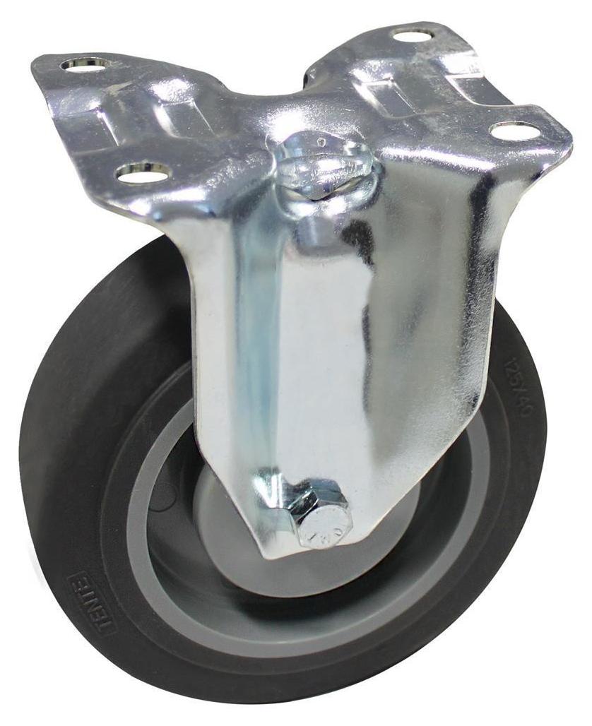 Adb Betriebseinrichtungen GmbH ADB Bockrolle, Ø 125mm, Tragfähigkeit bis 180 kg 21345