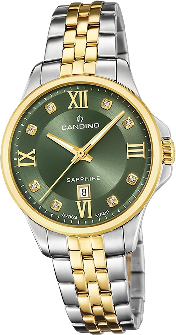 Dámske hodinky Candino z nehrdzavejúcej ocele strieborno-zlaté Náramkové hodinky Candino Elegance D2UC4767/4