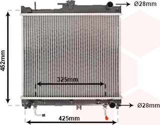 chladič 1.3i 16V (+AUT±AC) [374*445*27] 52002109