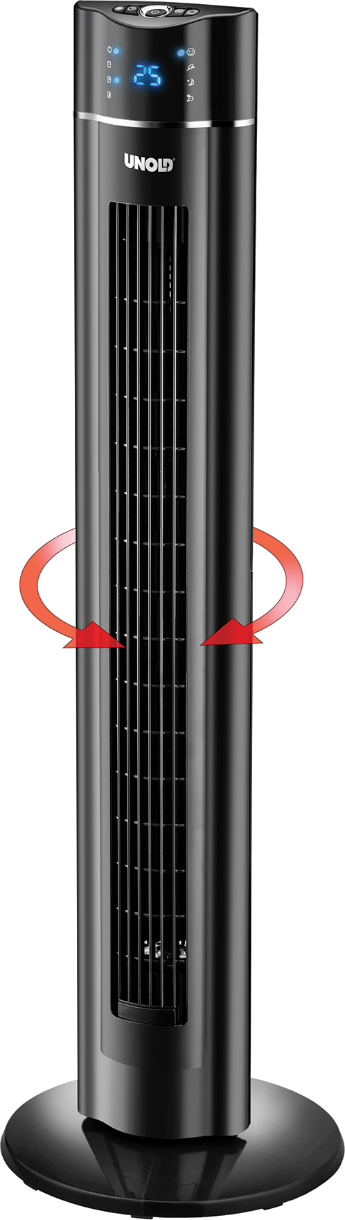 Unold 86855 Skyline Black Turmventilator - Schwarz
