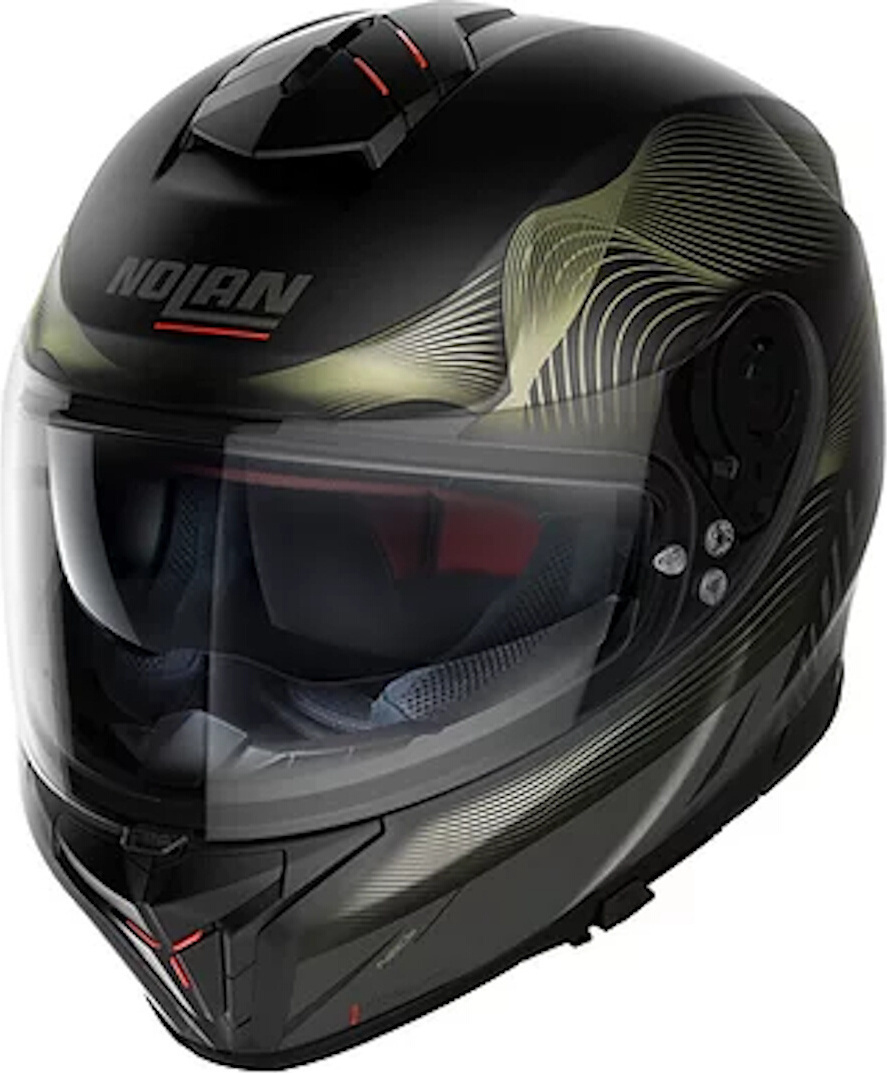 Nolan N80-8 Powerglide N-Com Helm, schwarz/gold, XL (62) N880005770466